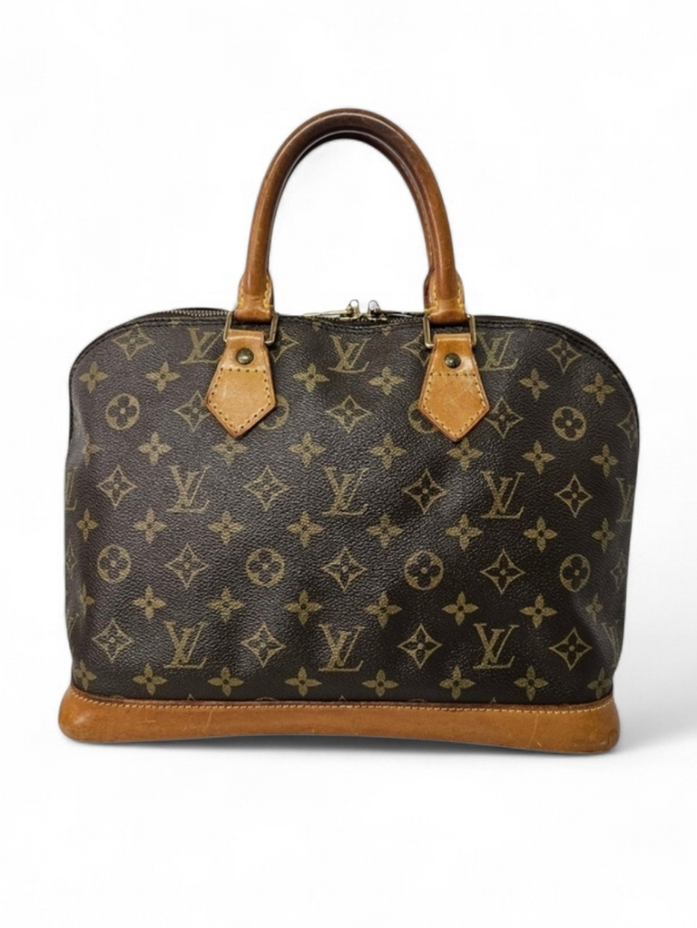 Louis Vuitton Alma PM Handbag in Monogram Canvas and Leather in Brown